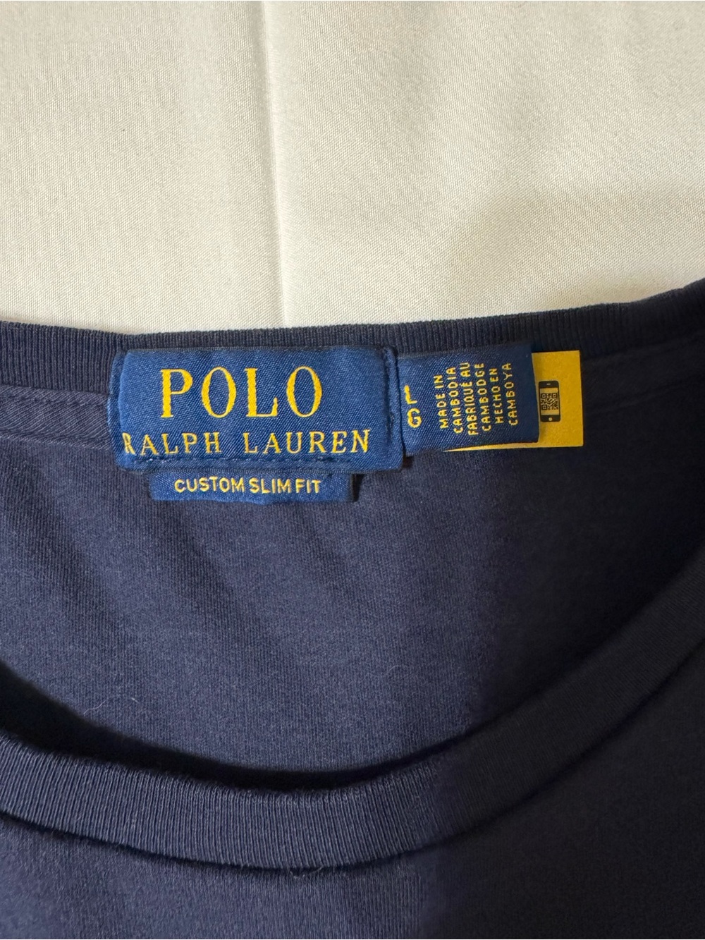 Polo by Ralph Lauren Men’s Navy Crewneck T-Shirt - Picture 7 of 7